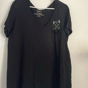 Torrid Cat pocket T shirt